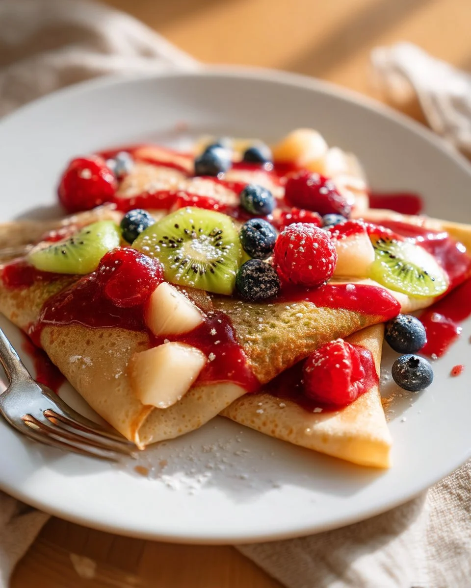 Healthy Oat Crepes