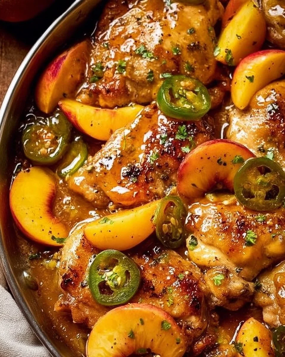 Jalapeno Peach Chicken