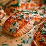 Delicious Marry Me Salmon dish garnished and beautifully plated