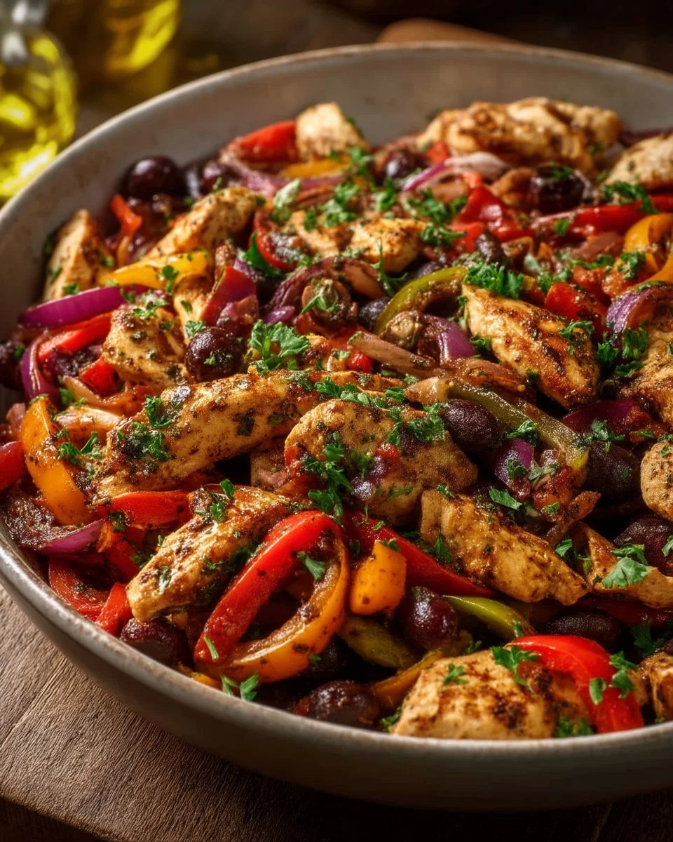 Mediterranean Chicken Stir Fry: A Quick 40-Minute Healthy Dinner