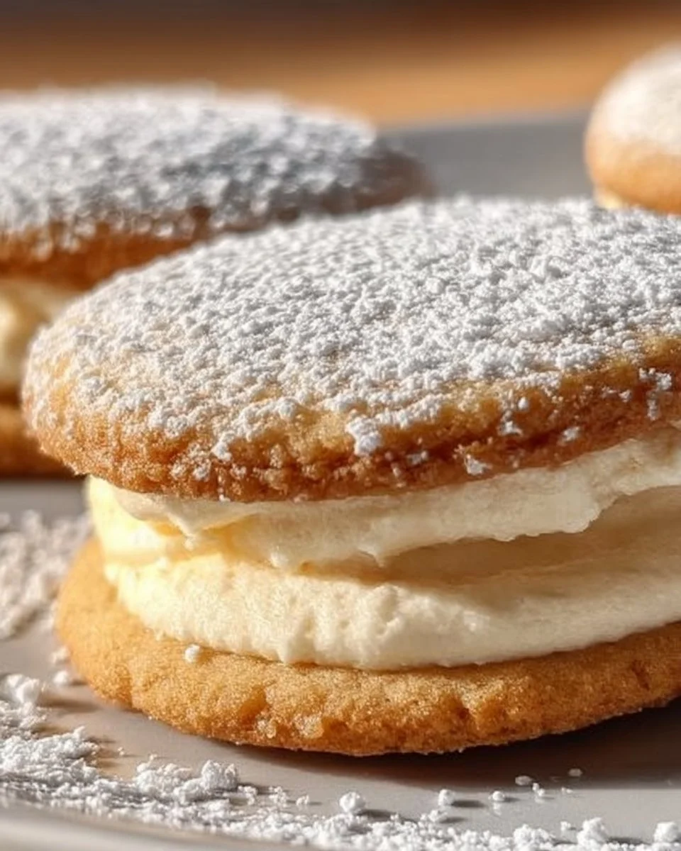 Delicious New York cheesecake cookies on a plate, garnished and ready to enjoy.