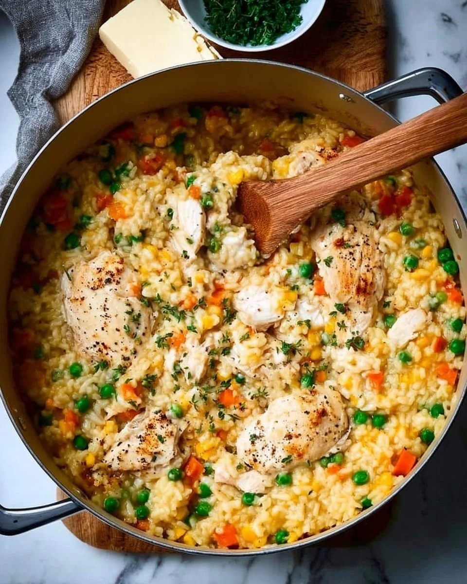 One-Pot Chicken and Rice Casserole