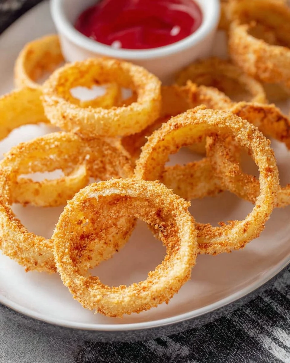Oven Baked Onion Rings