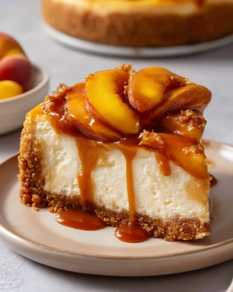 Peach Cobbler Cheesecake The Best Easy Southern R 2026 04 23 234517 819x1024 1