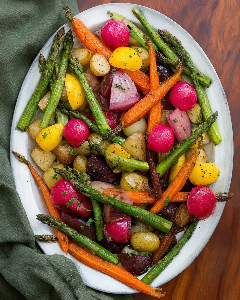 Roasted Spring Vegetables