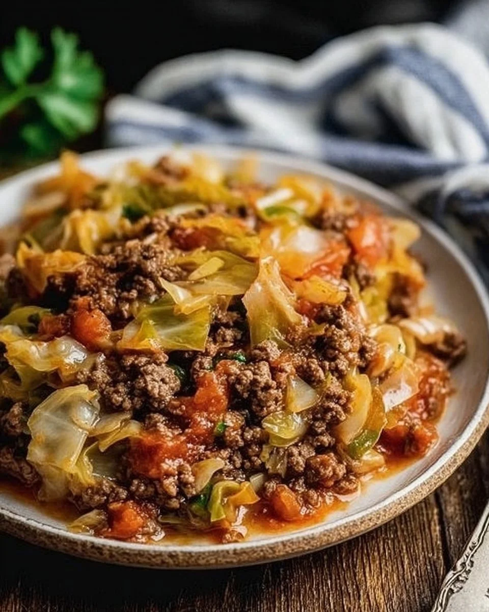 Savory Irish ground beef and cabbage dish ready in 30 minutes
