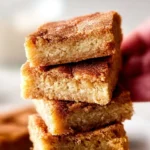 Delicious Snickerdoodle Cookie Bars with cinnamon sugar topping