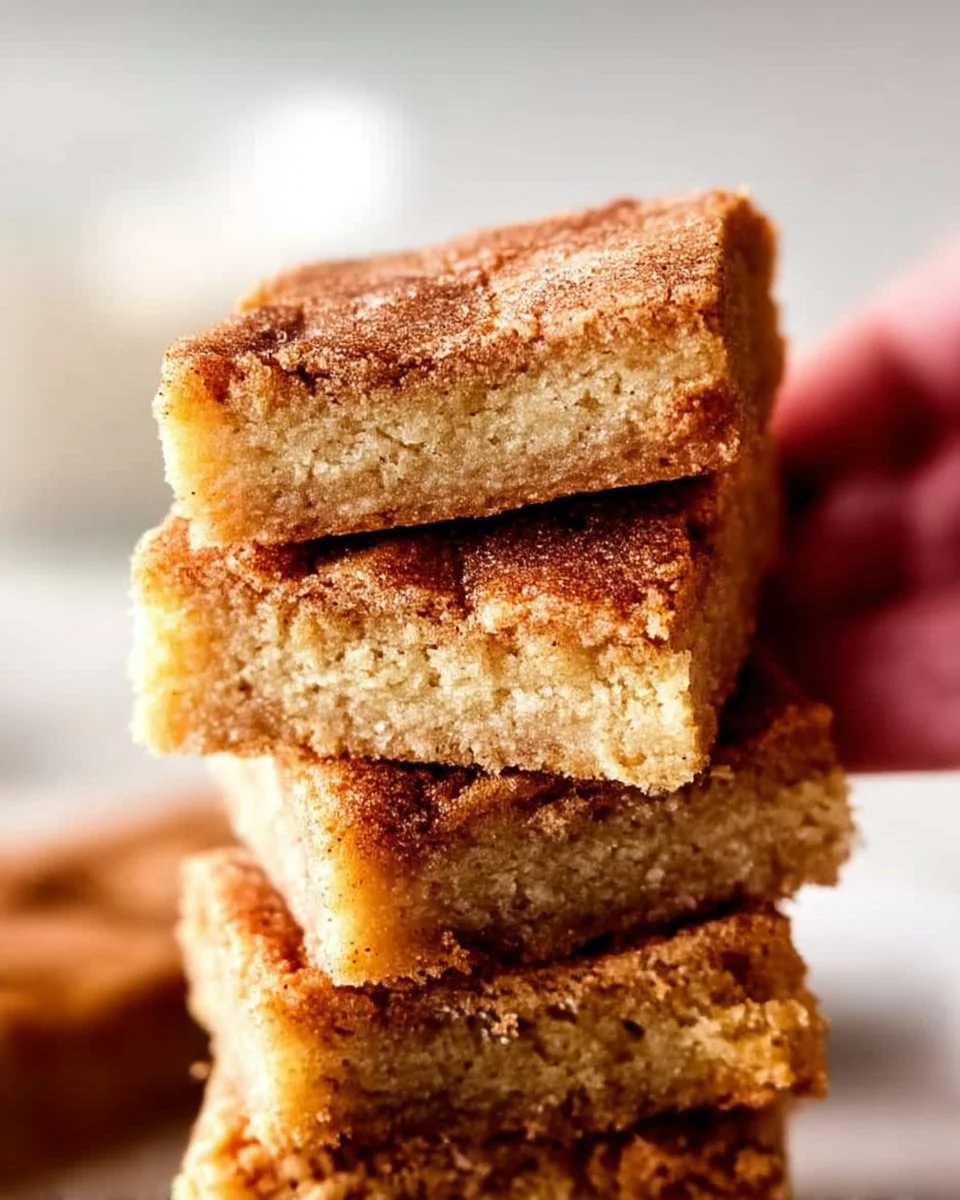 Snickerdoodle Cookie Bars
