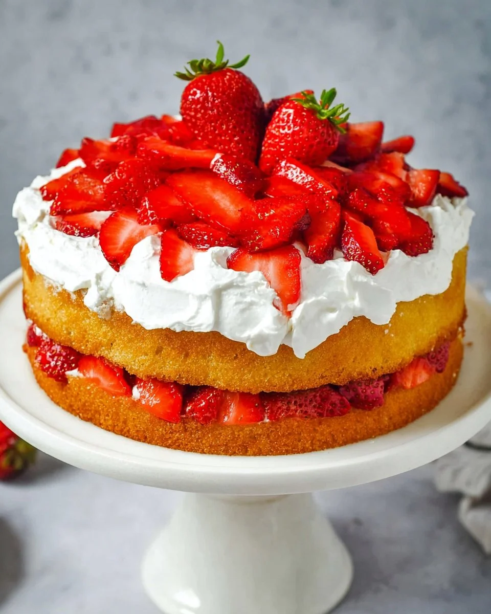 Strawberry Shortcake Cake