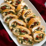 Deliciously stuffed chicken breast filled with herbs and cheese