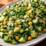 Fresh Sunshine Salad with colorful vegetables and dressing