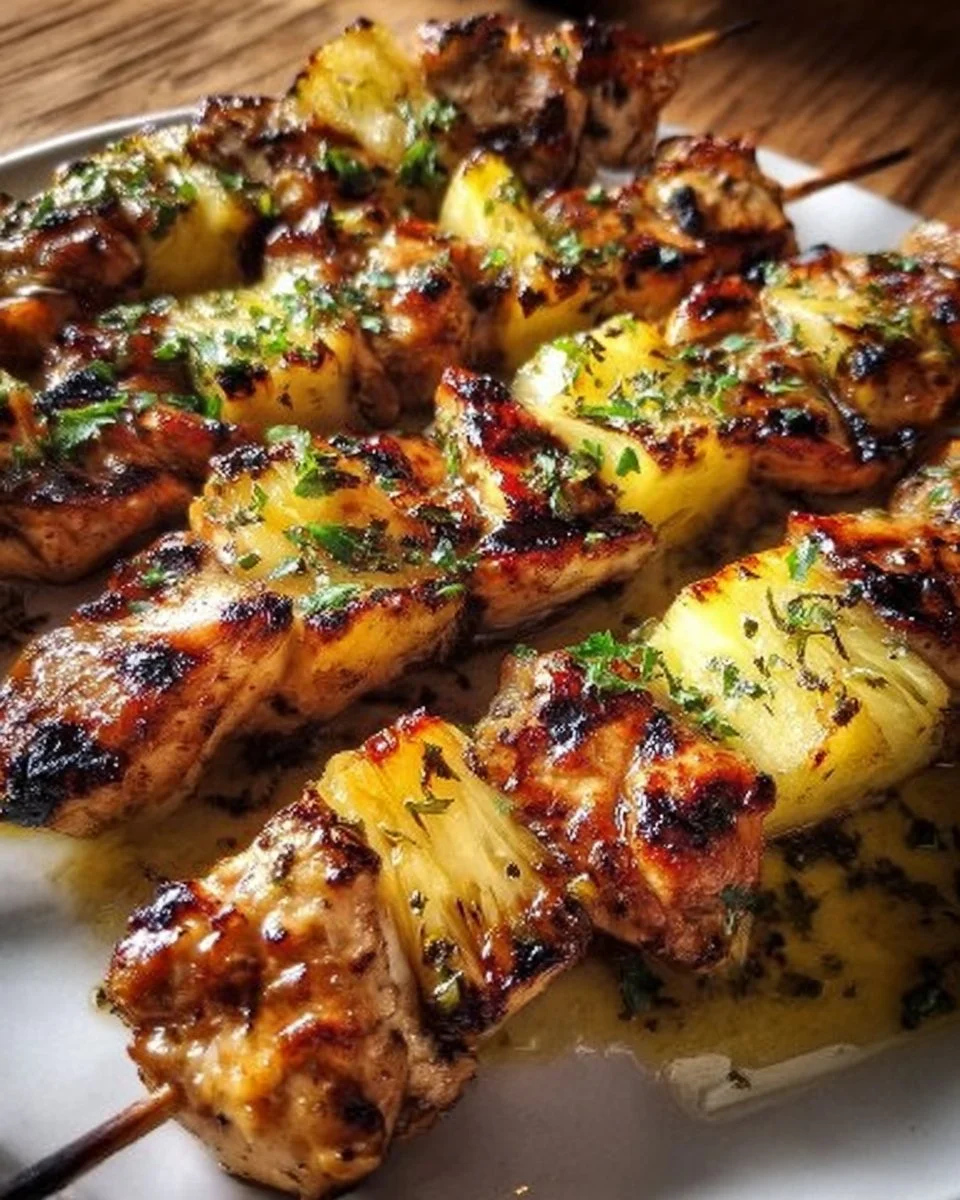 Tropical Chicken Kabobs