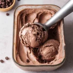 Delicious homemade vegan chocolate ice cream made with just 2 ingredients