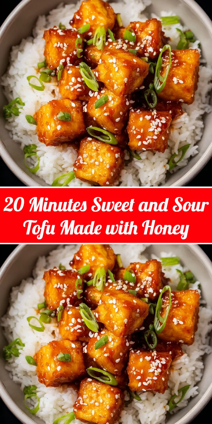 20 Minutes Sweet and Sour Tofu Made with Honey
