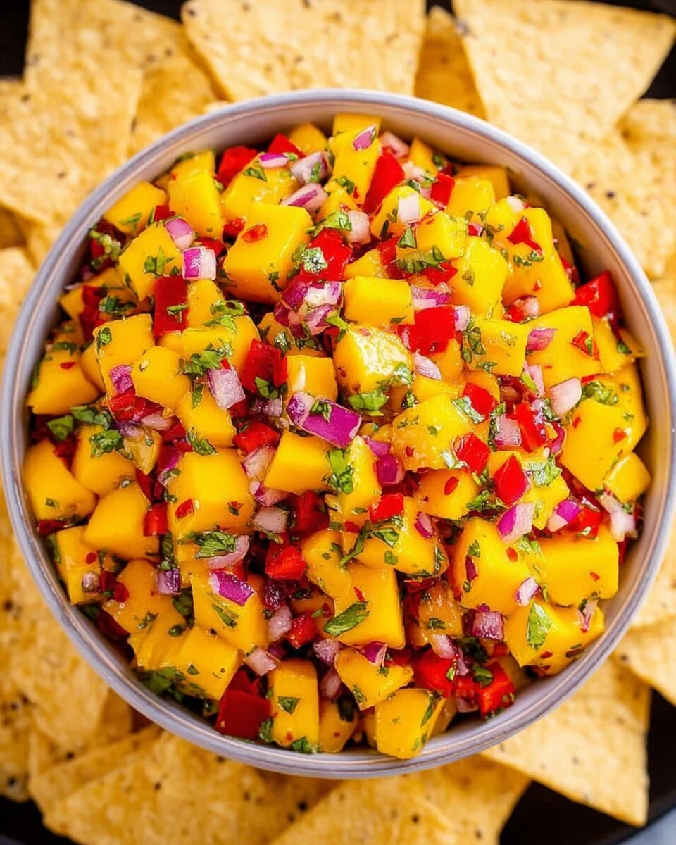 5 Minute Mango Salsa (So Easy!)