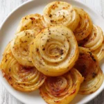 Buttery roasted onions golden and caramelized, perfect for enhancing dishes