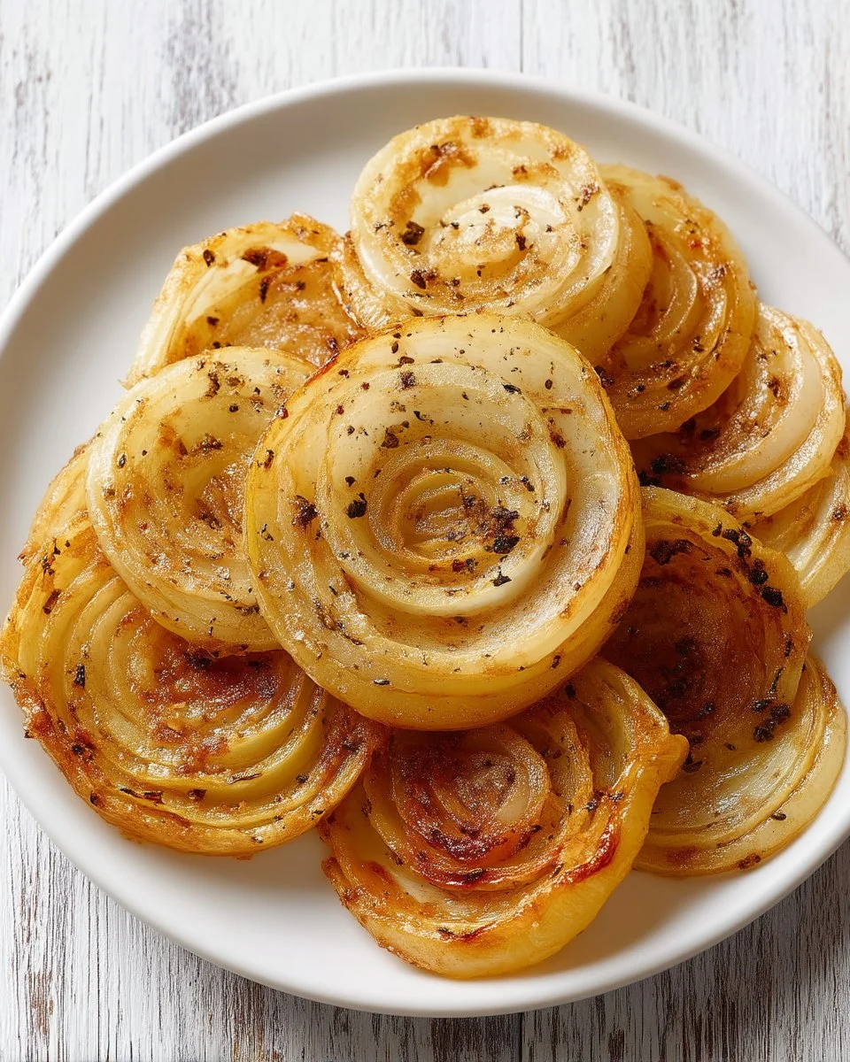 Buttery roasted onions golden and caramelized, perfect for enhancing dishes