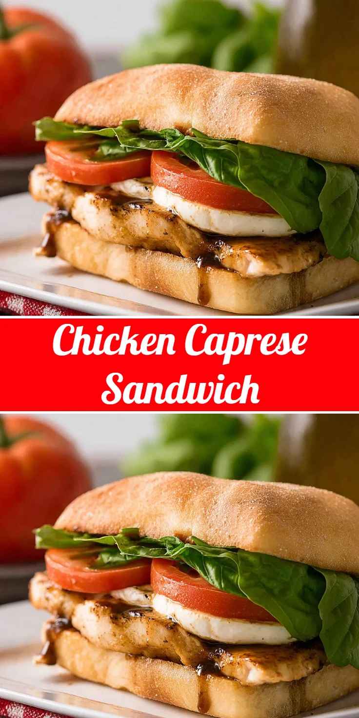 Chicken Caprese Sandwich