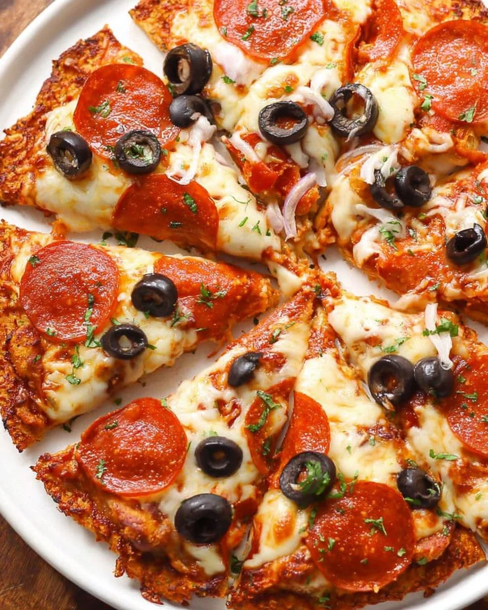 Chicken Crust Pizza Recipe