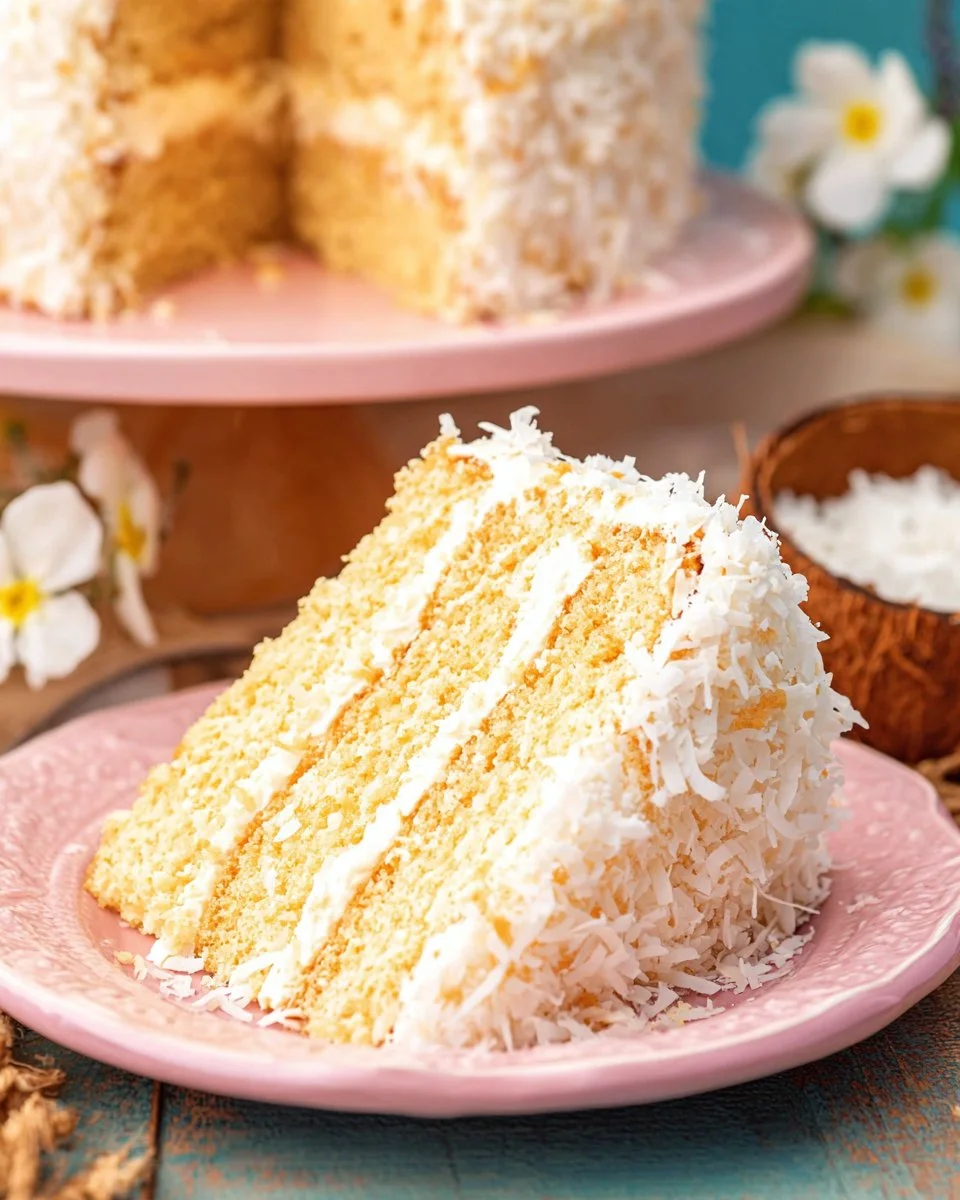 Classic Coconut Cake