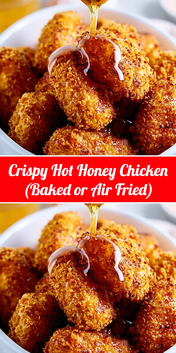 Crispy Hot Honey Chicken (Baked or Air Fried)