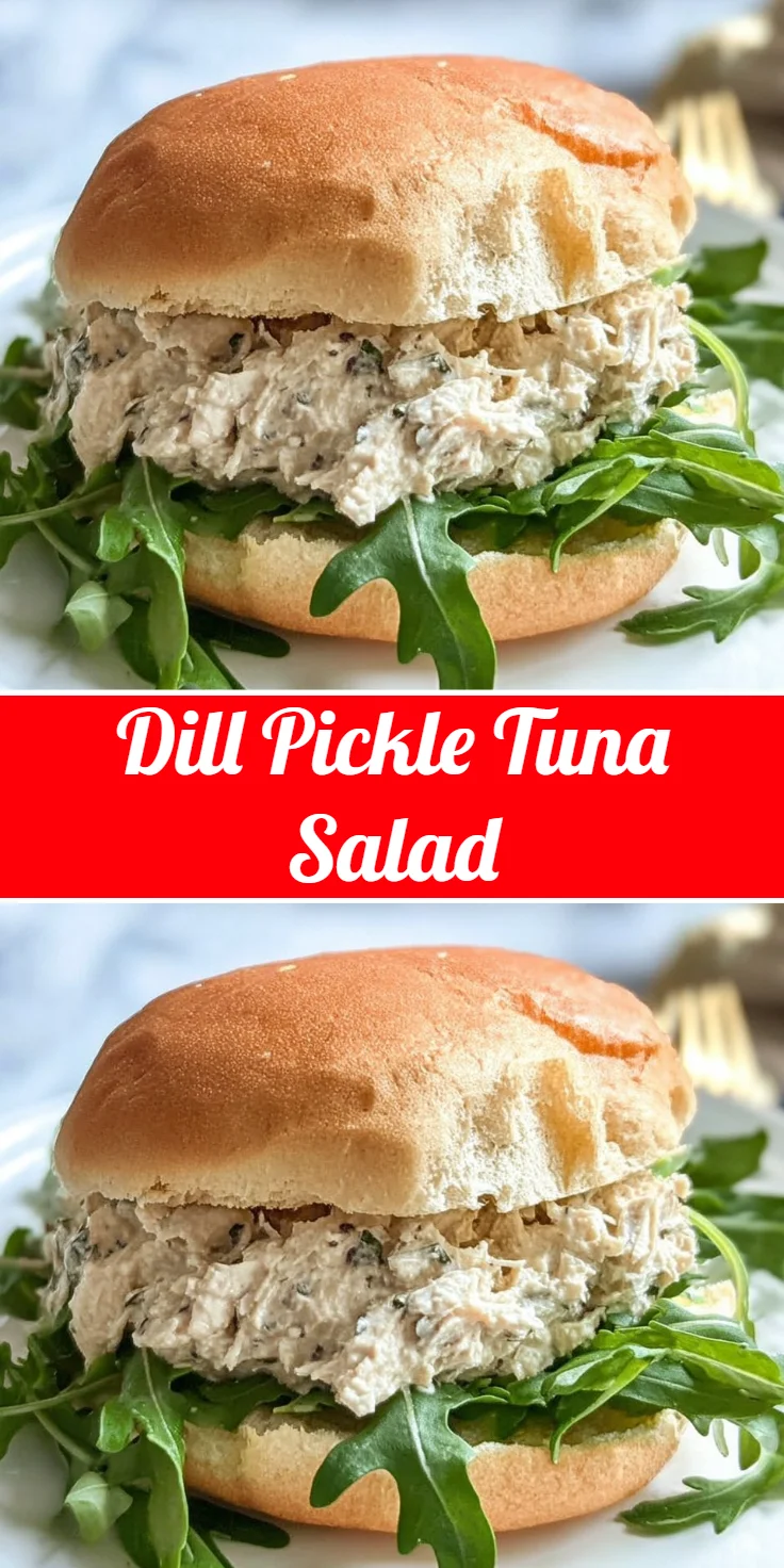 Dill Pickle Tuna Salad