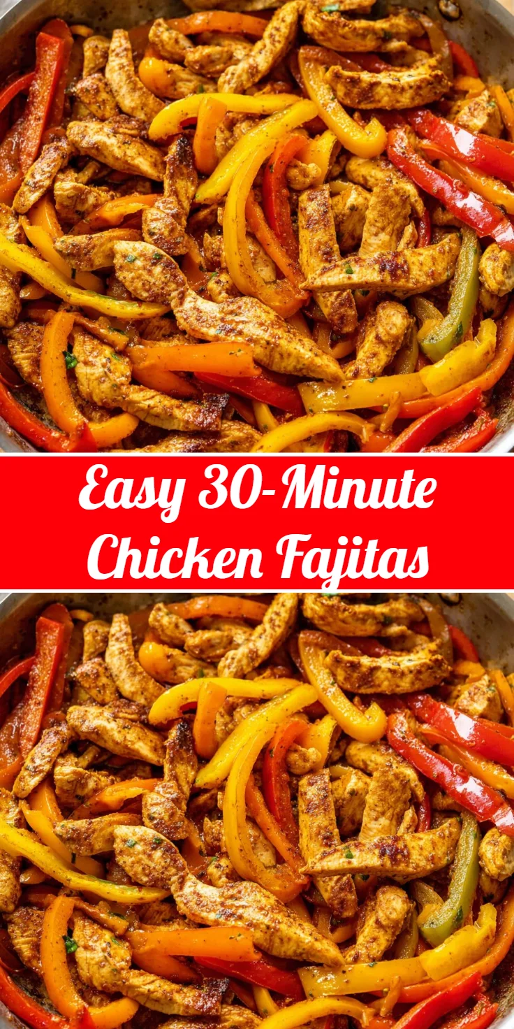 Easy 30-Minute Chicken Fajitas