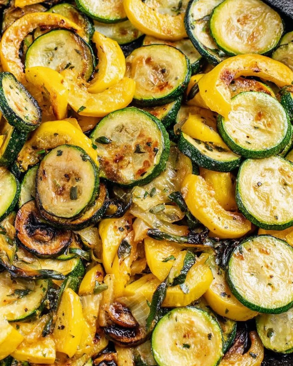 Delicious sautéed zucchini and squash served in a bowl