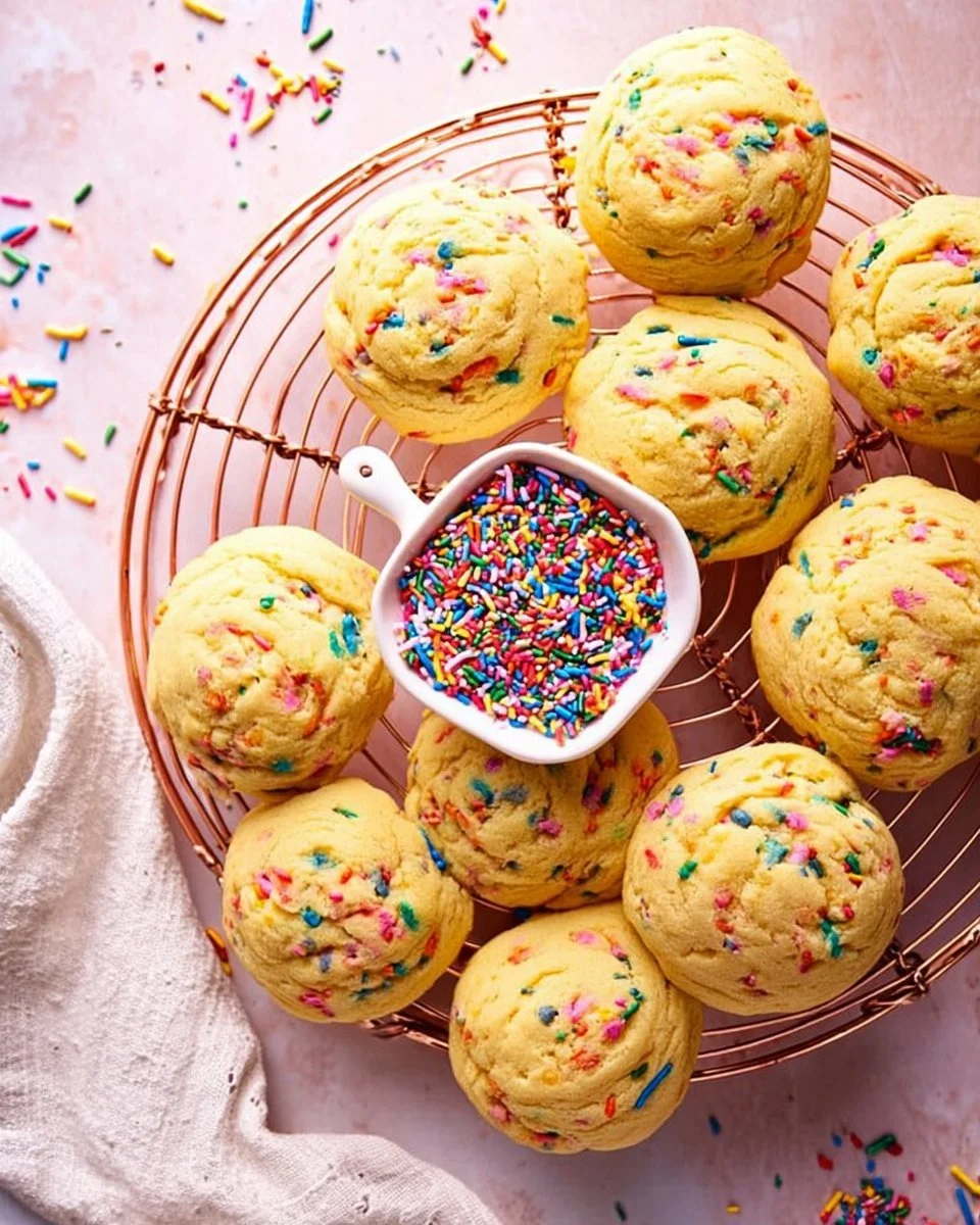 Funfetti Pudding Cookies