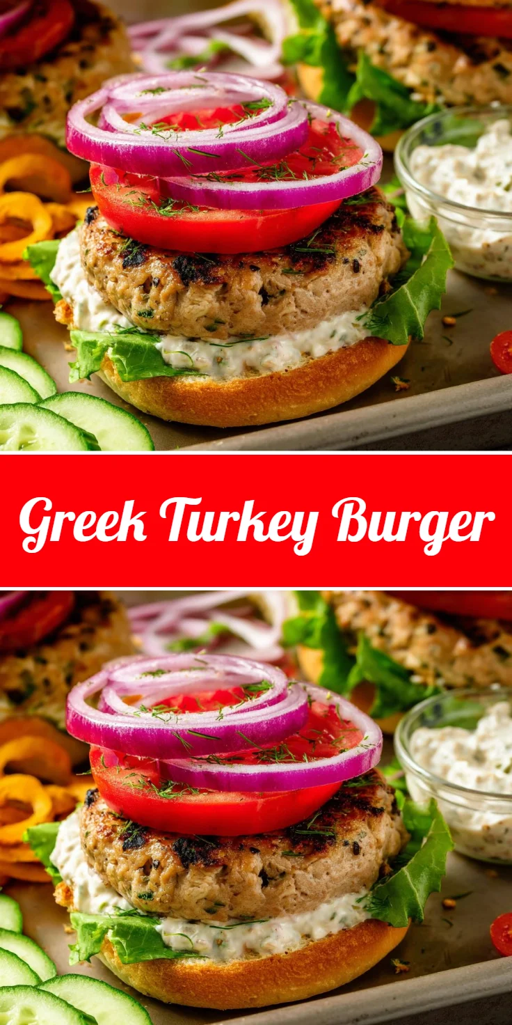Greek Turkey Burger
