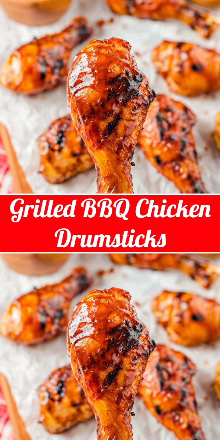 Grilled BBQ Chicken Drumsticks