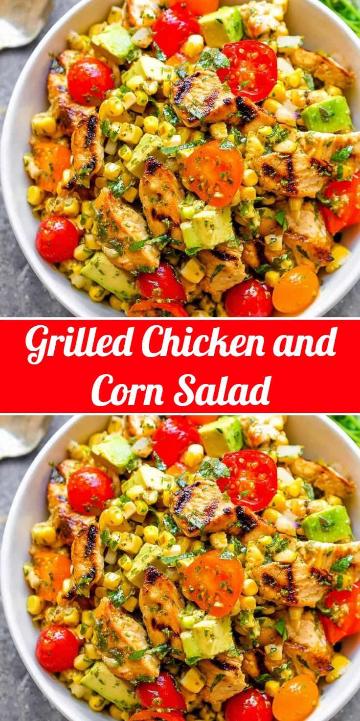 Grilled Chicken and Corn Salad