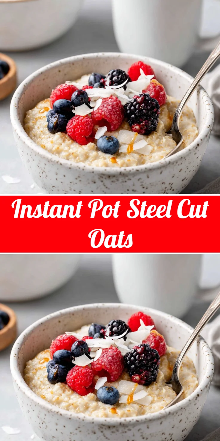 Instant Pot Steel Cut Oats