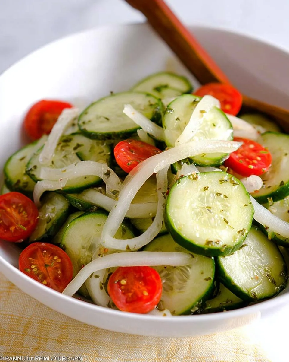 Italian Cucumber Salad