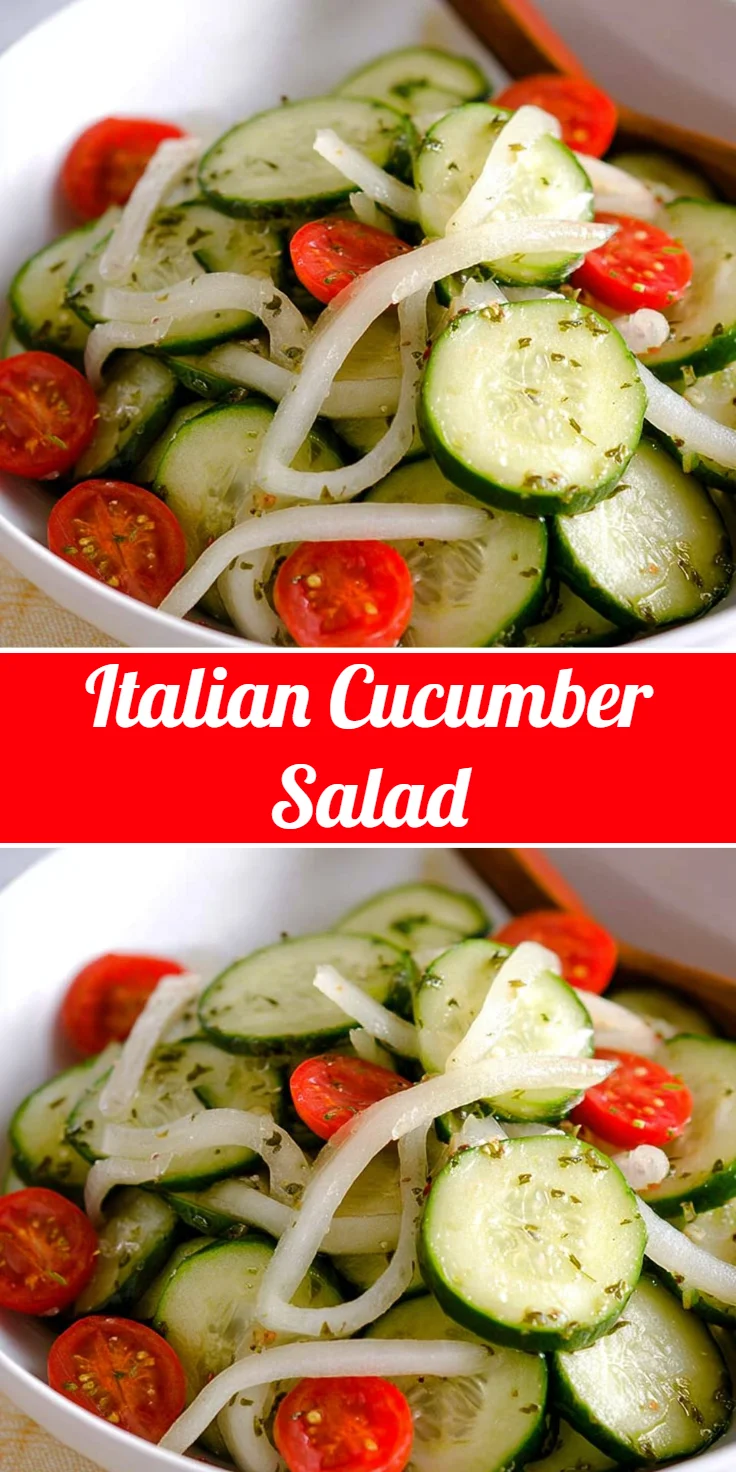 Italian Cucumber Salad