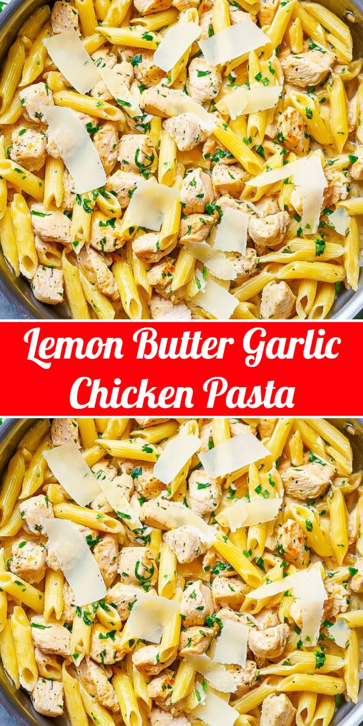 Lemon Butter Garlic Chicken Pasta