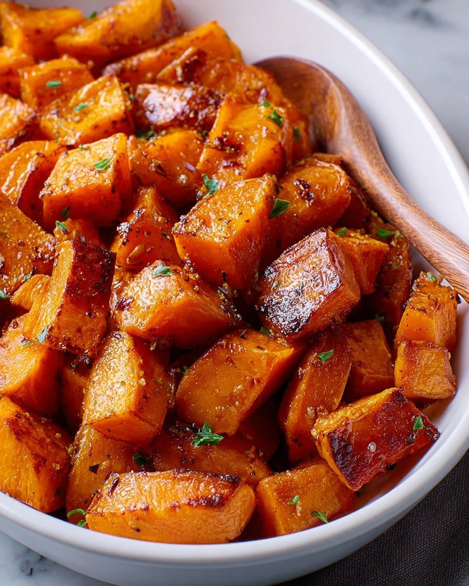 Maple Roasted Sweet Potatoes