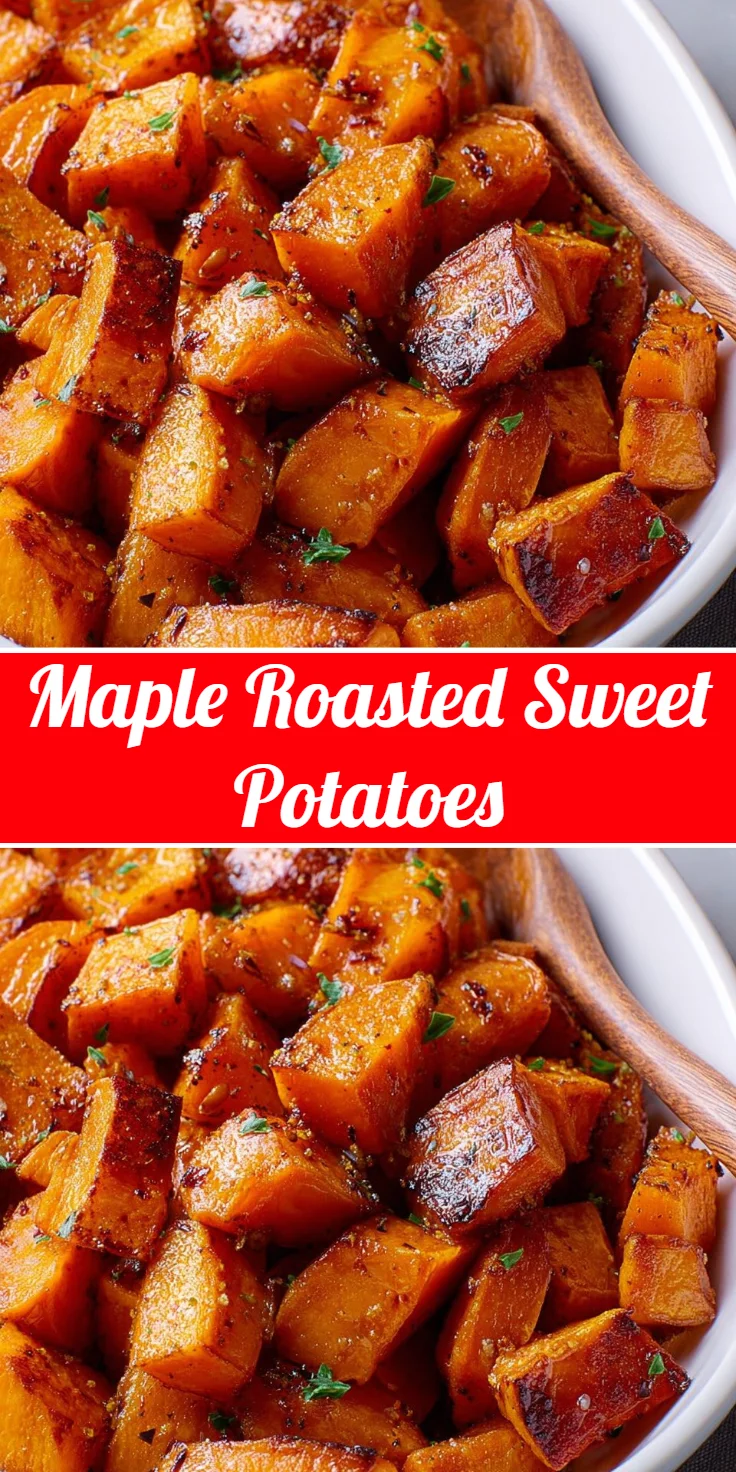 Maple Roasted Sweet Potatoes