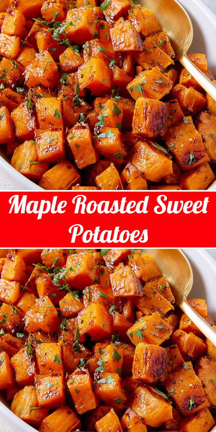 Maple Roasted Sweet Potatoes