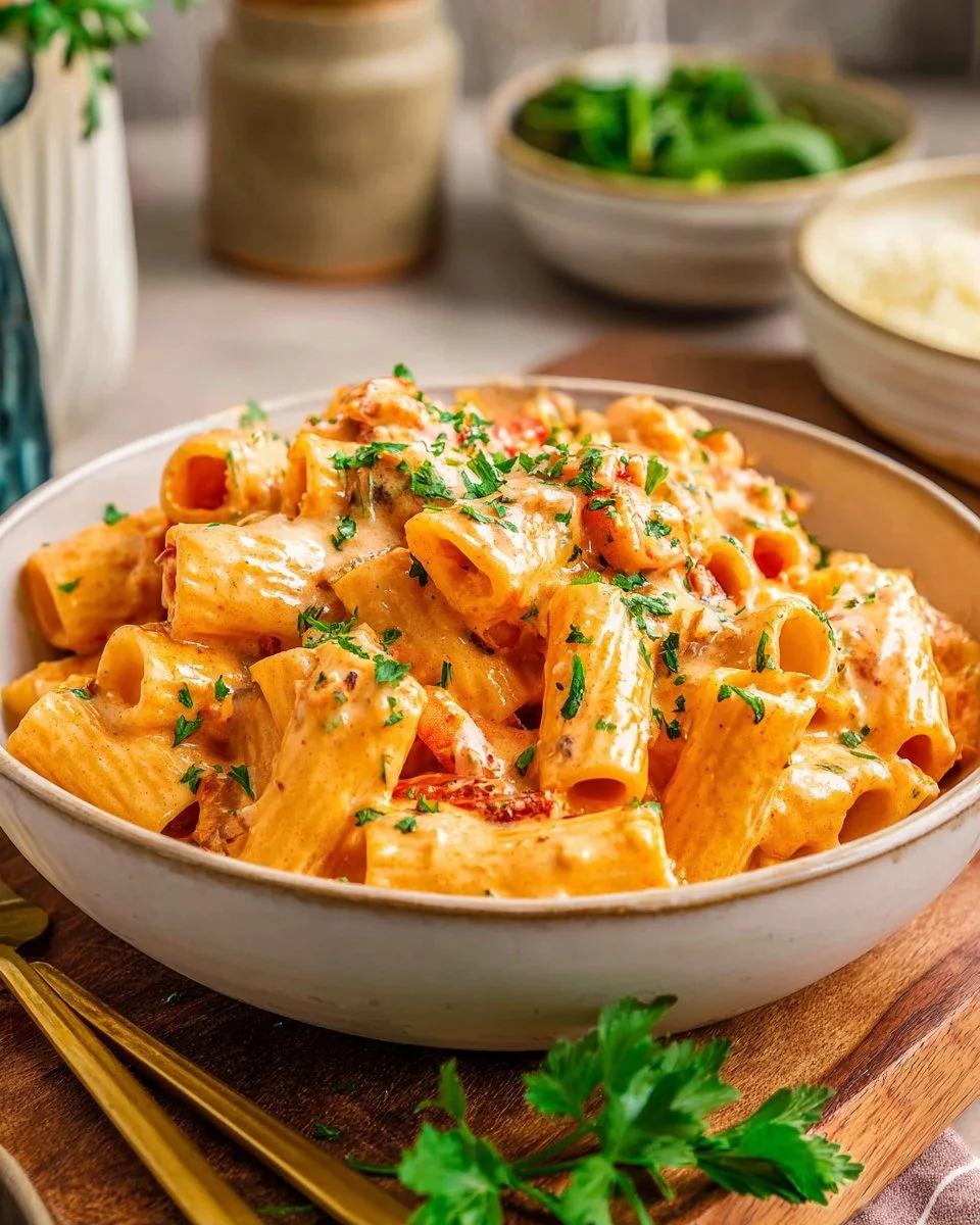 Delicious Marry Me Shrimp Pasta with shrimp and creamy sauce