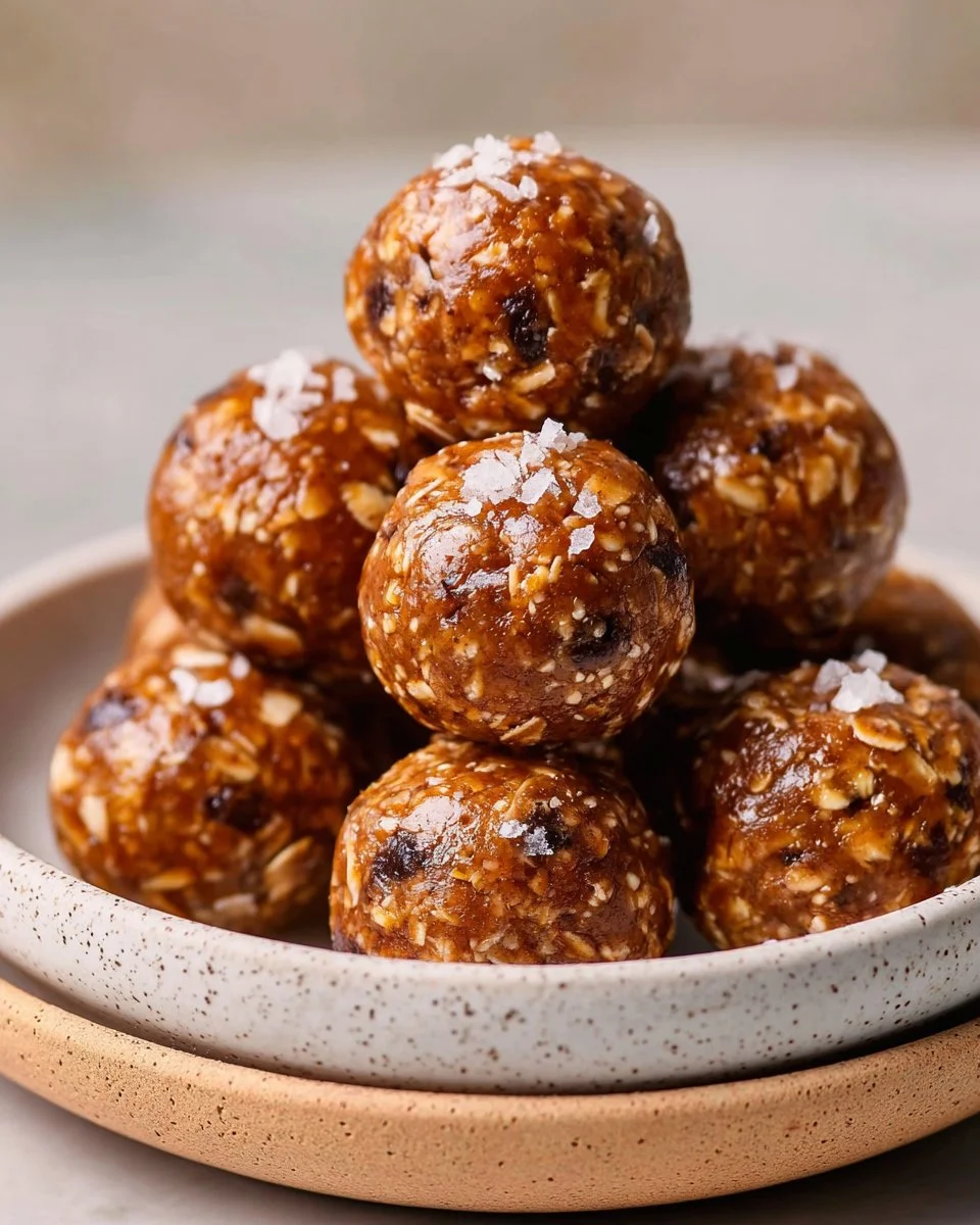 No Bake Almond Butter Oatmeal Balls