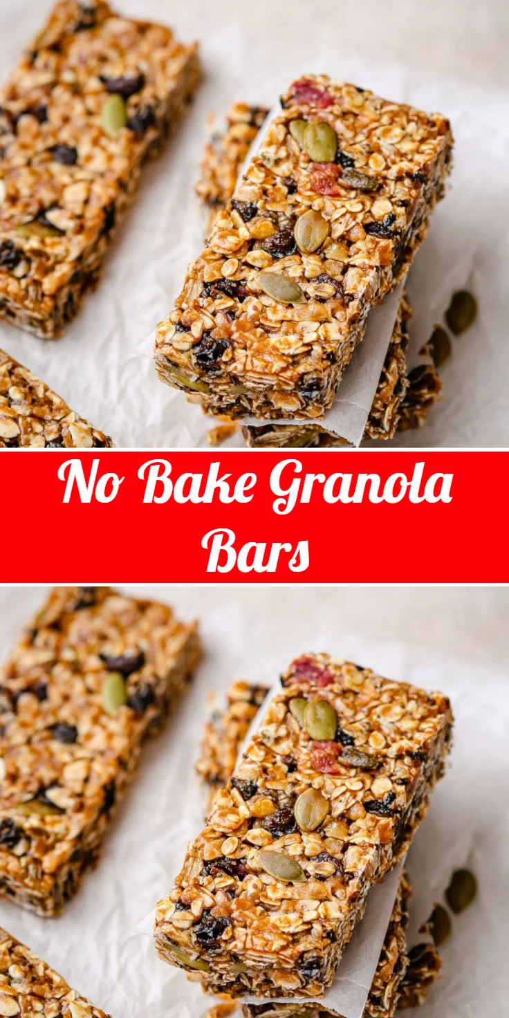 No Bake Granola Bars