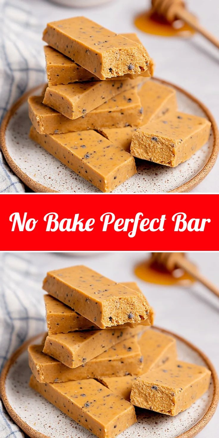 No Bake Perfect Bar