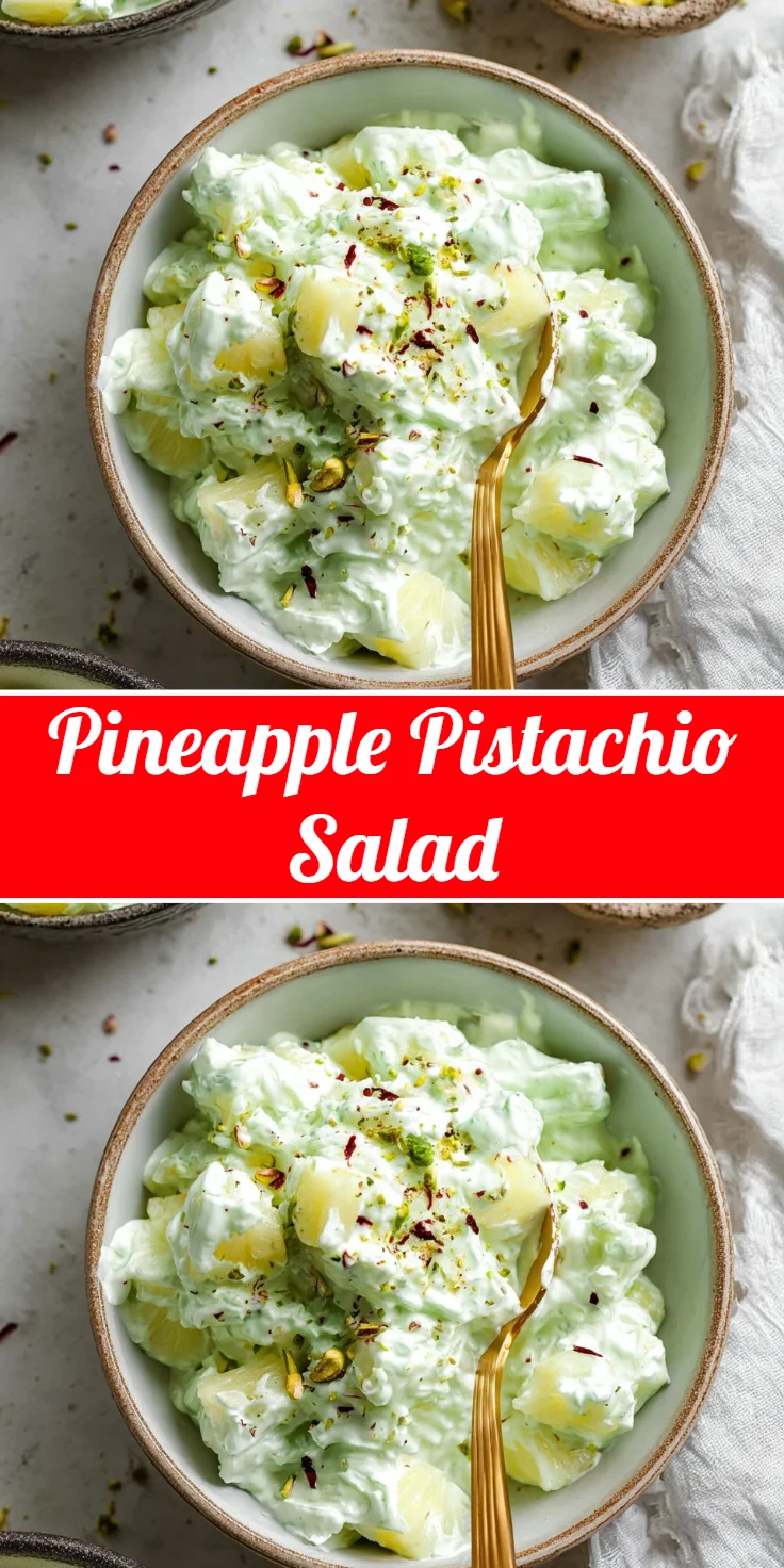 Pineapple Pistachio Salad