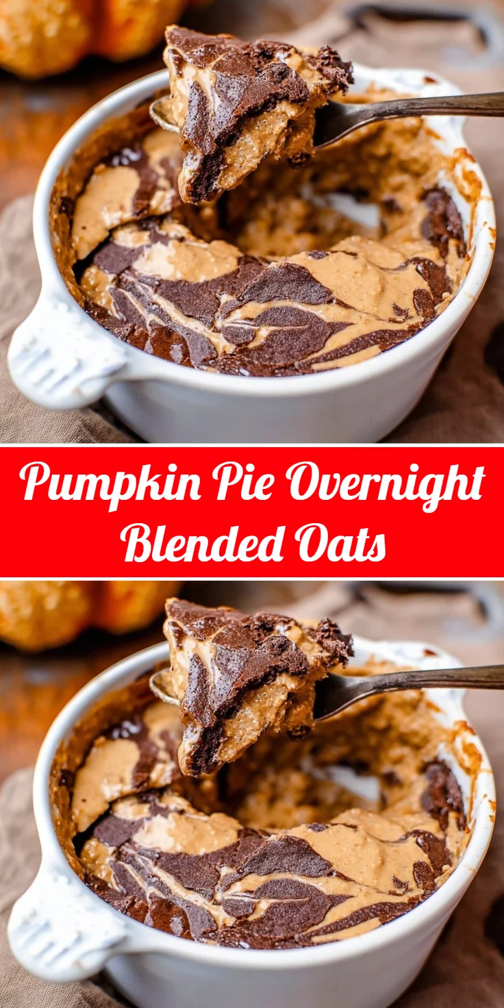 Pumpkin Pie Overnight Blended Oats