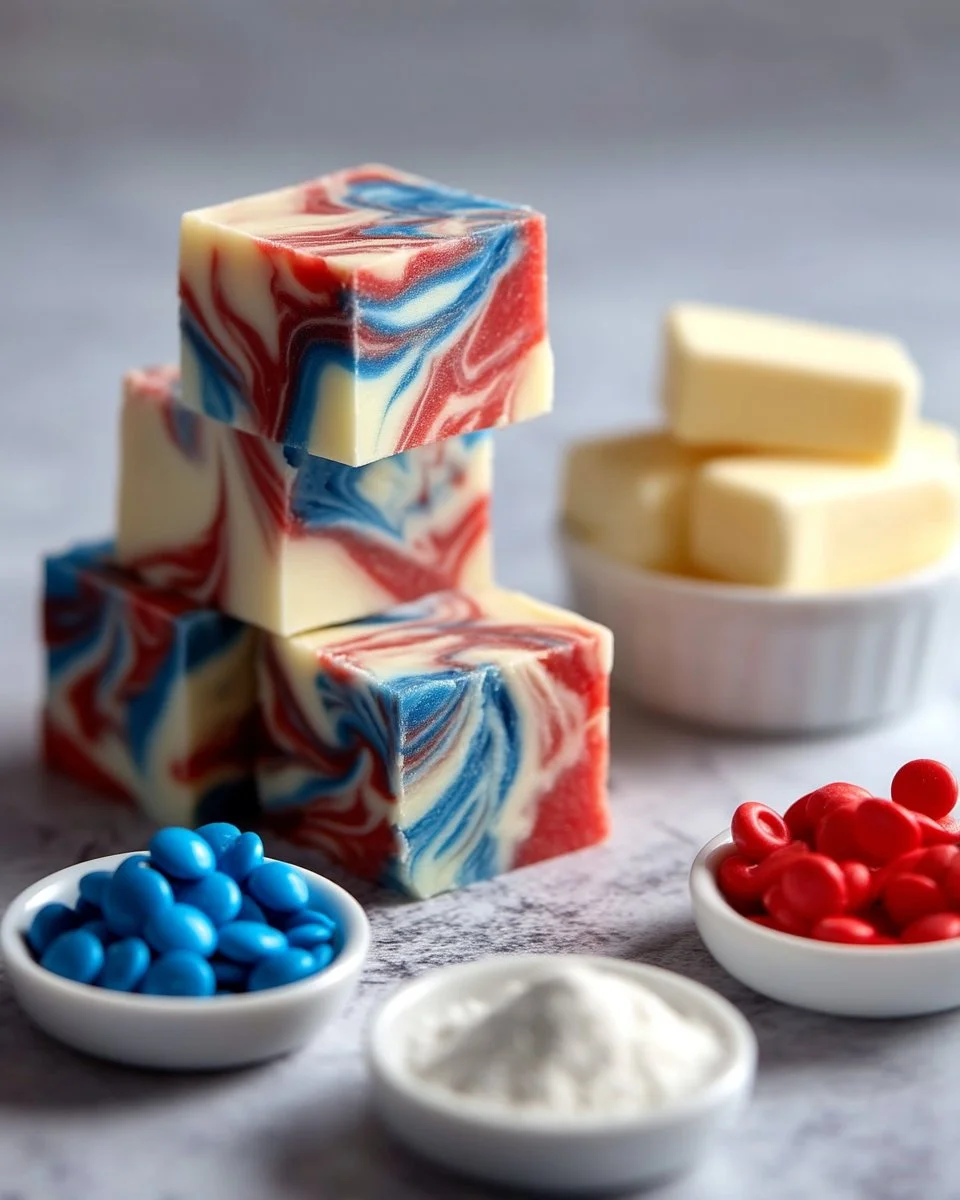 Red White and Blue Fudge