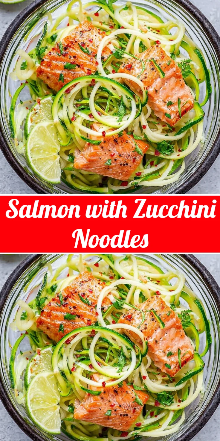 Salmon with Zucchini Noodles