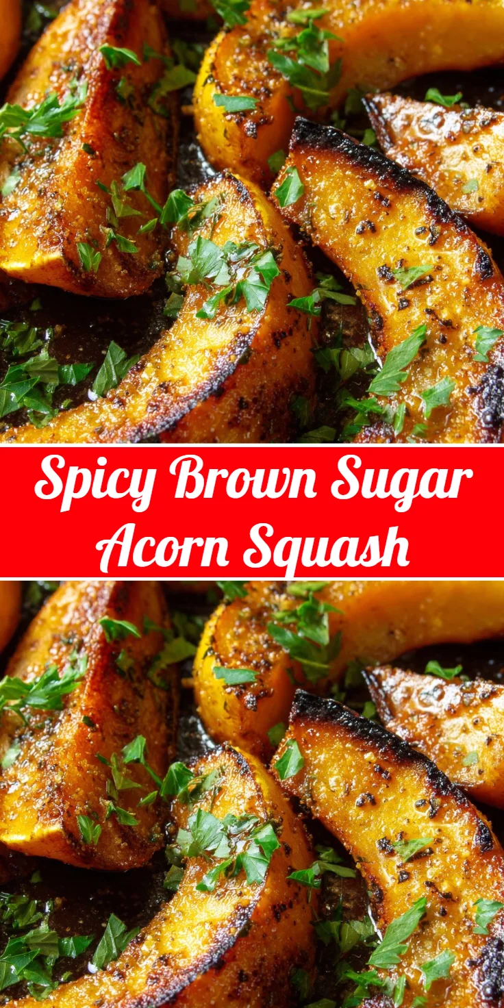 Spicy Brown Sugar Acorn Squash