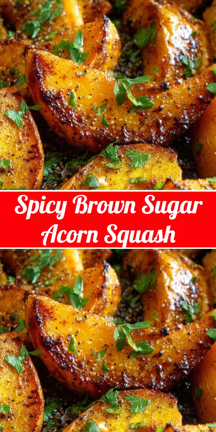 Spicy Brown Sugar Acorn Squash