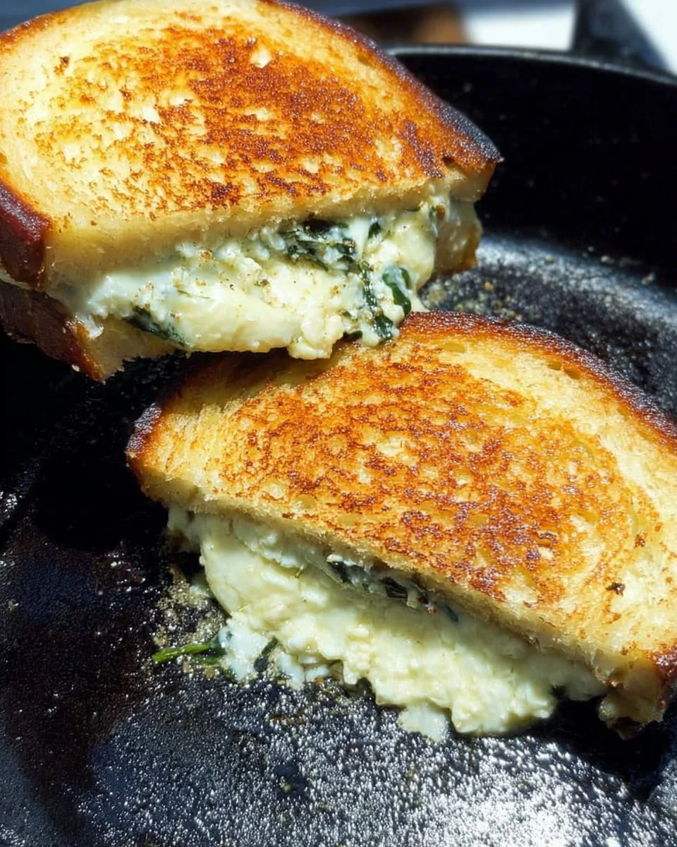 Spinach Grilled Cheese